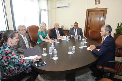 Deputy Minister Dinkova discusses with Lothar Jaschke, Political Adviser at the EEAS, deepening of the cooperation with Sub-Saharan Africa